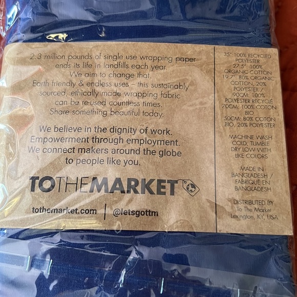 Three reusable gift wrapping - Picture 2 of 2